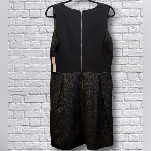 Dex Jacquard Black Metallic Dress - Picture 2 of 6